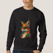 Animals Graphic  Fox Wearing Sunglasses 5 Trui (Voorkant)