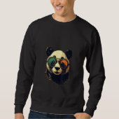Animals Graphic Panda Wearing Sunglasses 4 Trui (Voorkant)