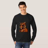 Animals Graphic  Tiger Wearing Sunglasses 7 T-shirt (Voorkant volledig)