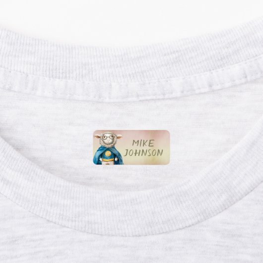 Animals Heroes waterdichte kinder naam kleding Labels (Aangebracht)