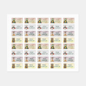 Animals Heroes waterdichte kinder naam kleding Labels (Vel)