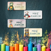 Animals Heroes waterdichte kinder naam kleding Labels