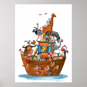Animals Noah's ark - Poster