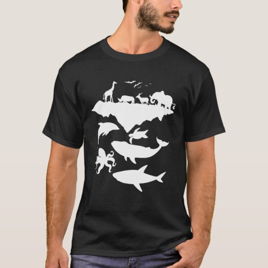 Animals Of The World Wildlife Conservation T-shirt (Voorkant)