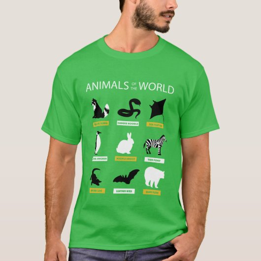 Animals Ofhe World Meme Rare Animals girl T-shirt (Voorkant)