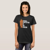 Animals Over People Animal Activist Rescue Conserv T-shirt (Voorkant volledig)