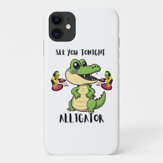 Animals Party Alligator Case-Mate iPhone Case (Achterkant)