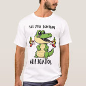 Animals Party Alligator T-shirt (Voorkant)