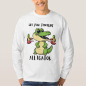 Animals Party Alligator T-shirt (Voorkant)