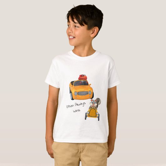 Animals Racing T-shirt (Voorkant volledig)