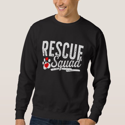 Animals Rescue Squad Distressed Dog  Cat Trui (Voorkant)