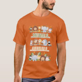 Animals retro t-shirt (Voorkant)