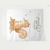 Animals Squirrel Family wildlife baby backdrop Wandkleed (Voorkant (horizontaal))