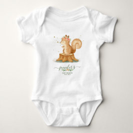 Animals Squirrel Family wildlife baby newborn Romper