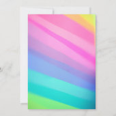 Animals Squish Girl Birthday party Kaart (Achterkant)