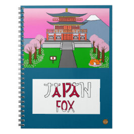 Animals the World Japan Fox Notebook Notitieboek