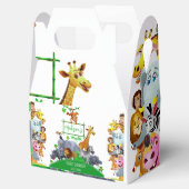 Animals Wild Een Oerwoud groen safari winter Bedankdoosjes (Geopend)