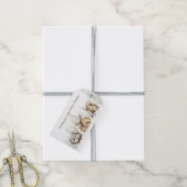 Animals Winter Forest Christmas Cadeaulabel (Met Touw)