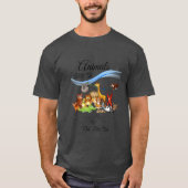 animals with us not for us retro t-shirt (Voorkant)
