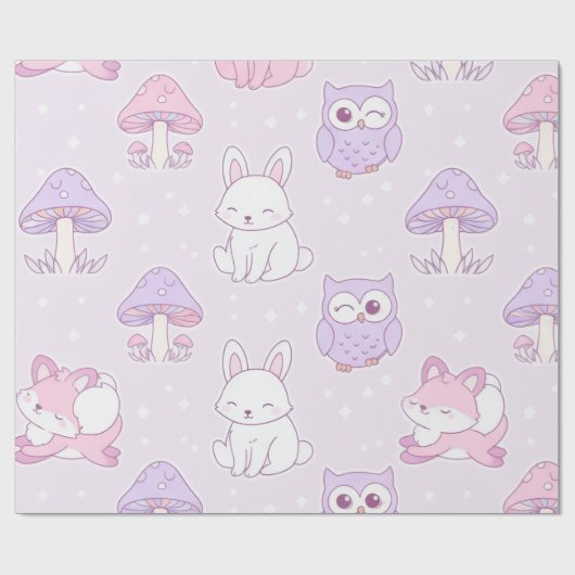 Animals Wrapping Paper Cadeaupapier (Vlak)