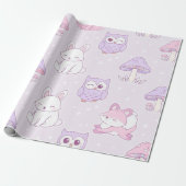 Animals Wrapping Paper Cadeaupapier (Uitgerold)