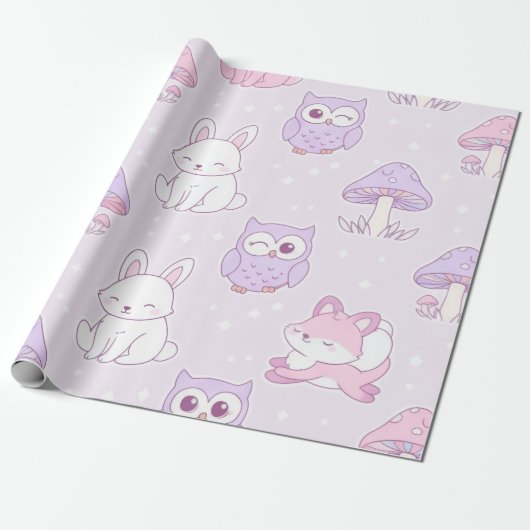 Animals Wrapping Paper  Cadeaupapier (Uitgerold)