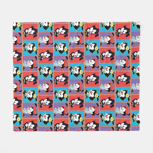 Animaniacs | Afbeelding van Yakko, Dot en Wakko-fl Fleece Deken (Voorkant (Horizontaal))