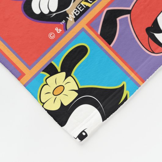Animaniacs | Afbeelding van Yakko, Dot en Wakko-fl Fleece Deken (Hoek)