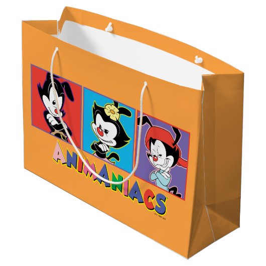 Animaniacs | Afbeelding van Yakko, Dot en Wakko-fl Groot Cadeauzakje (Achterkant Gekanteld)