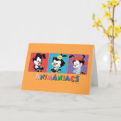 Animaniacs | Afbeelding van Yakko, Dot en Wakko-fl Kaart (Gele Bloem)