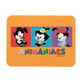 Animaniacs | Afbeelding van Yakko, Dot en Wakko-fl Magneet (Horizontaal)