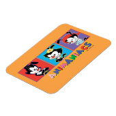 Animaniacs | Afbeelding van Yakko, Dot en Wakko-fl Magneet (Linkerzijde)