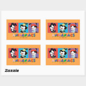 Animaniacs | Afbeelding van Yakko, Dot en Wakko-fl Rechthoekige Sticker (Vel)