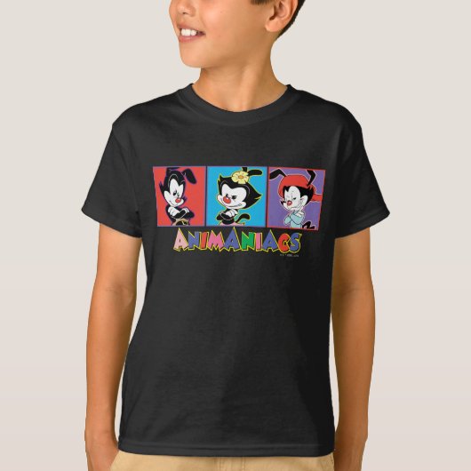 Animaniacs | Afbeelding van Yakko, Dot en Wakko-fl T-shirt (Voorkant)