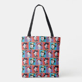 Animaniacs | Afbeelding van Yakko, Dot en Wakko-fl Tote Bag (Achterkant)