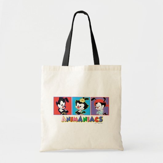 Animaniacs | Afbeelding van Yakko, Dot en Wakko-fl Tote Bag (Voorkant)