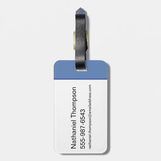 Animaniacs | Cirkel Warner Siblings Grafisch Bagagelabel (Achterkant verticaal)