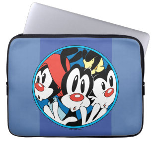 Animaniacs Cirkel Warner Siblings Grafisch Laptop Sleeve