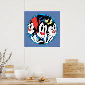 Animaniacs | Cirkel Warner Siblings Grafisch Poster (Keuken)