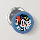 Animaniacs | Cirkel Warner Siblings Grafisch Ronde Button 5,7 Cm (Voorkant /achterkant)