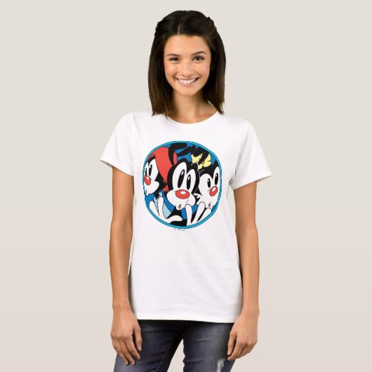 Animaniacs | Cirkel Warner Siblings Grafisch T-shirt (Voorkant volledig)