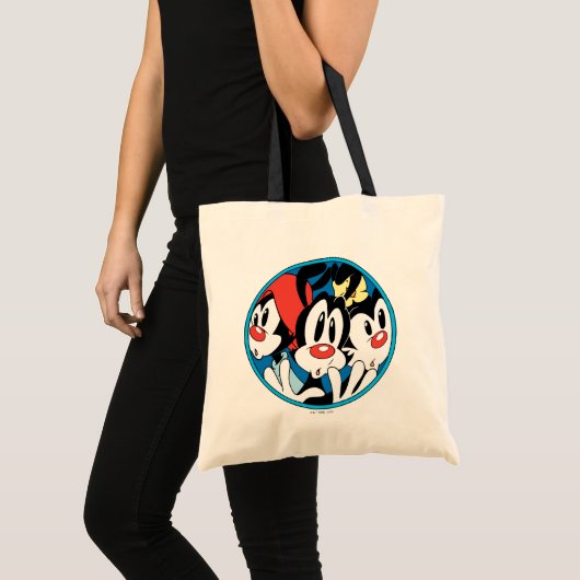 Animaniacs | Cirkel Warner Siblings Grafisch Tote Bag (Voorkant (product))
