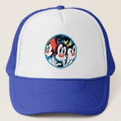 Animaniacs | Cirkel Warner Siblings Grafisch Trucker Pet (Voorkant)