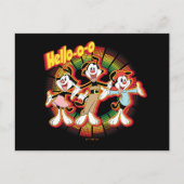 Animaniacs | Hallo-o-o Retro Equalizer Graphic Briefkaart (Voorkant)