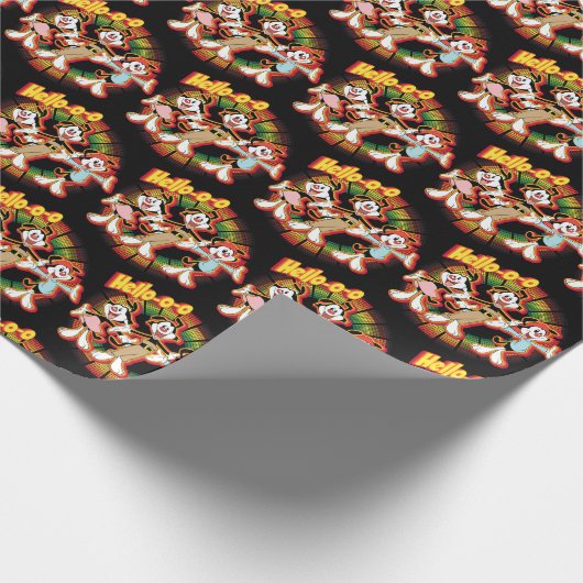 Animaniacs | Hallo-o-o Retro Equalizer Graphic Cadeaupapier (Hoek)