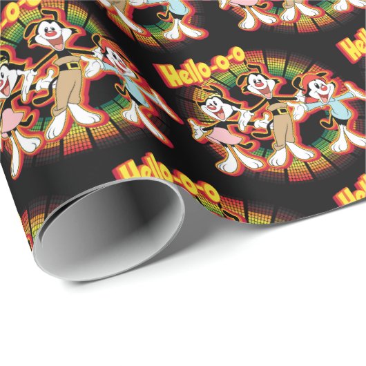 Animaniacs | Hallo-o-o Retro Equalizer Graphic Cadeaupapier (Rol Hoek)