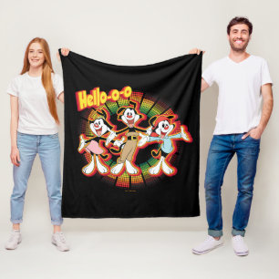 Animaniacs   Hallo-o-o Retro Equalizer Graphic Fleece Deken