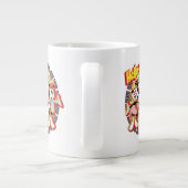 Animaniacs | Hallo-o-o Retro Equalizer Graphic Grote Koffiekop (Achterkant)