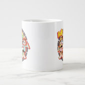 Animaniacs | Hallo-o-o Retro Equalizer Graphic Grote Koffiekop (Voorkant)