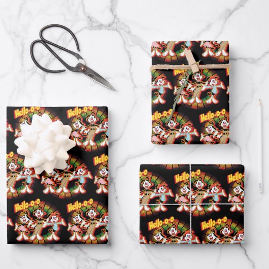 Animaniacs | Hallo-o-o Retro Equalizer Graphic Inpakpapier Vel (Voorkant)